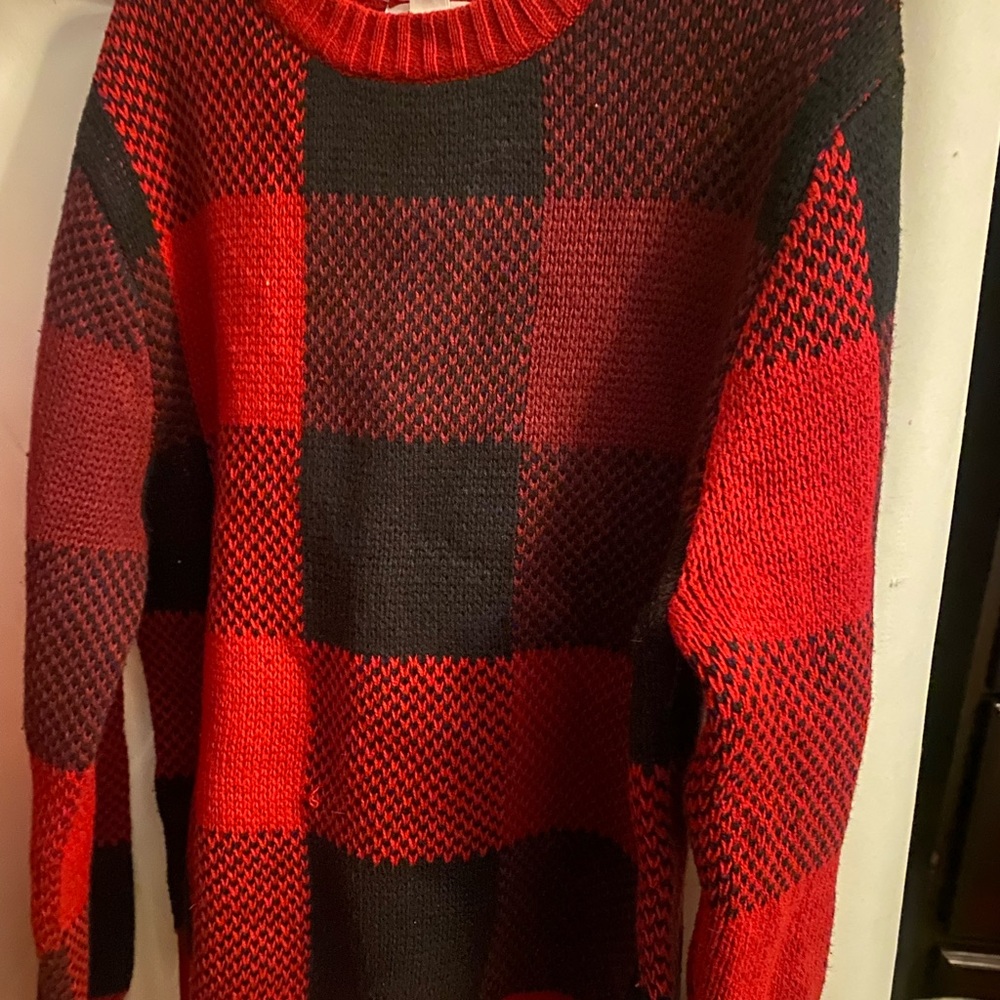 Cat & Jack Red and Black Plaid Jacket